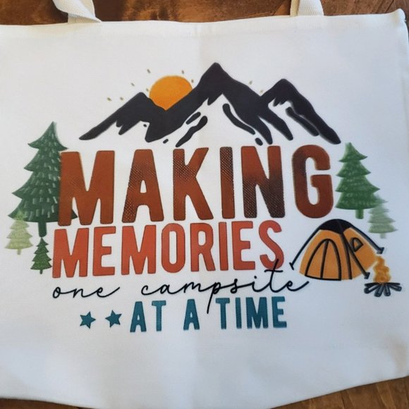 MAKING MEMORIES one campsite AT A TIME Tote Bag - Picture 3 of 7